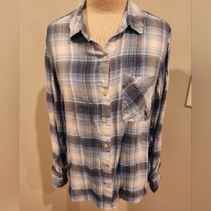 Time and Tru Blue Long Sleeve size L